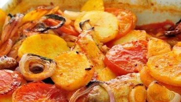 البطاطس بالفرن