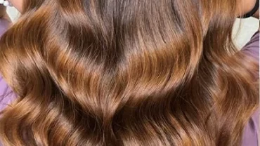 اللون البرونزي الذهبي Golden bronze hair color