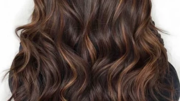 اللون البني الغامق Dark brown hair color