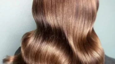 اللون العسلي الذهبي Golden hazel hair color