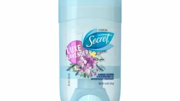 سيكريت فريش لوكس جيل Secret Fresh Luxe Lavender Clear Gel