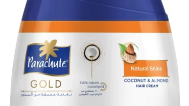 كريم باراشوت / Parachute Hair Cream Coconut And Almond For Natural Shine