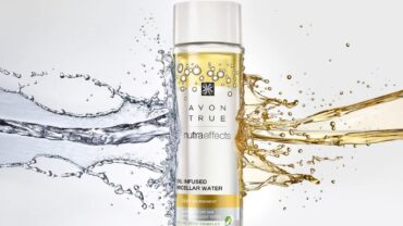 ماء ميسيلار ايڤون غني بالزيوت / Avon True Nutra Effects Oil-Infused Micellar Water