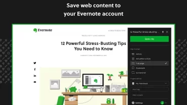 الحفظ في مكان واحد / Evernote Web Clipper