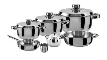 طقم حلل استانلس كيتشو من نوفال / Nouval