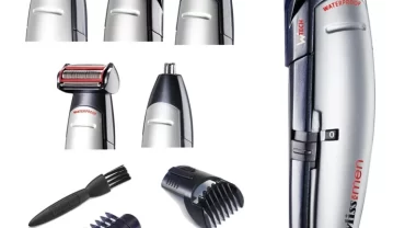 ماكينة حلاقة الشعر من بيبي ليس Babyliss Hair Trimmer Dry and Wet 10 In 1 For Men Face, Hair and Body: E837E