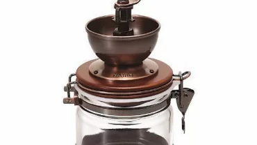 مطحنة القهوة هاريو / Hario CMHC-4C 1-Piece Ceramic Canister Coffee Mill