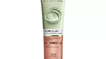 مقشر لوريال بالطين / L’Oreal Paris Pure Clay Exfoliating Gel Wash