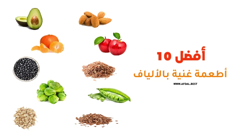 أفضل 10 أطعمة غنية بالألياف