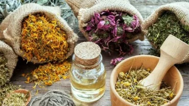 تناول الاعشاب الطبيعية