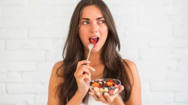 تناول الطعام ببطئ