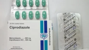 سبرو ديازول 500\500 مجم (Ciprodiazole Tablet  500/500 mg)