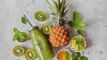 مشروب الأناناس مع الكيوي